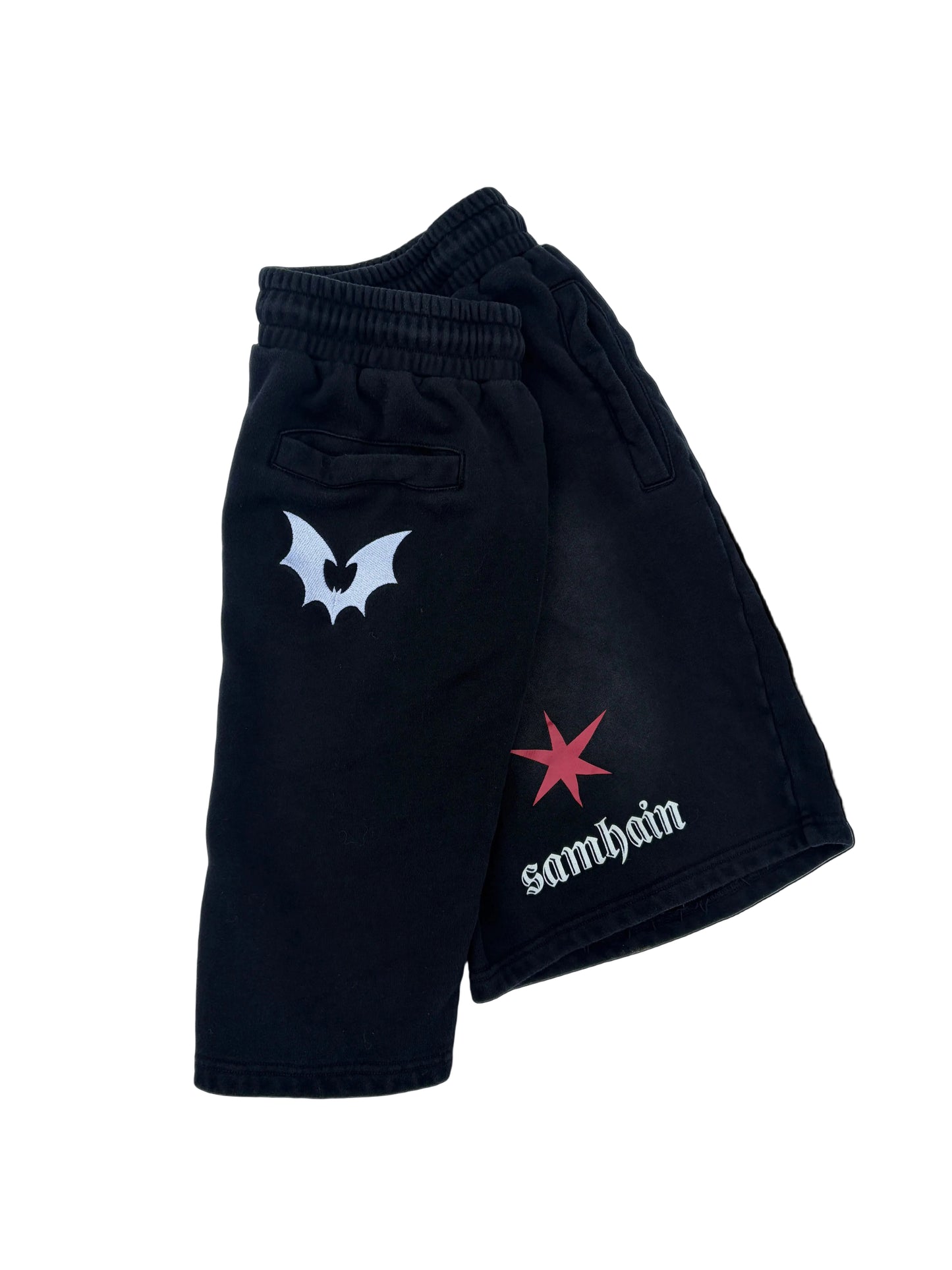 SAMHAIN BLACK WASH SHORTS