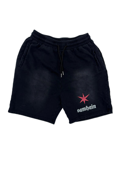 SAMHAIN BLACK WASH SHORTS