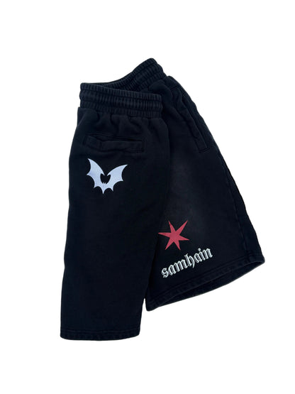 SAMHAIN BLACK WASH SHORTS