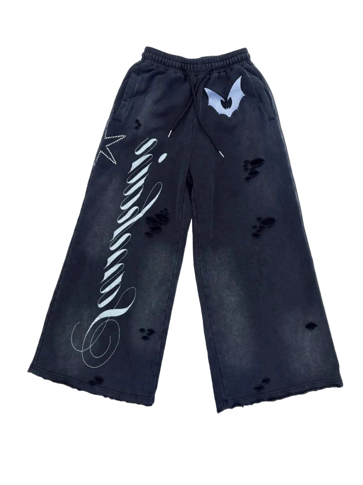 SAMHAIN DISTRESSED WASH SWEATPANTS