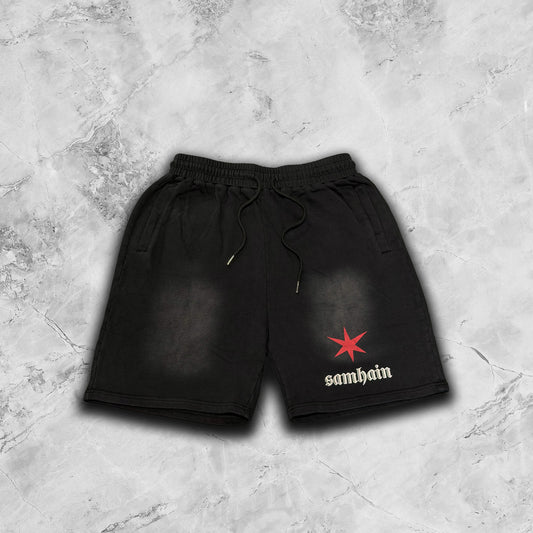 SAMHAIN BLACK WASH SHORTS