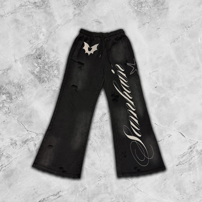 SAMHAIN DISTRESSED WASH SWEATPANTS
