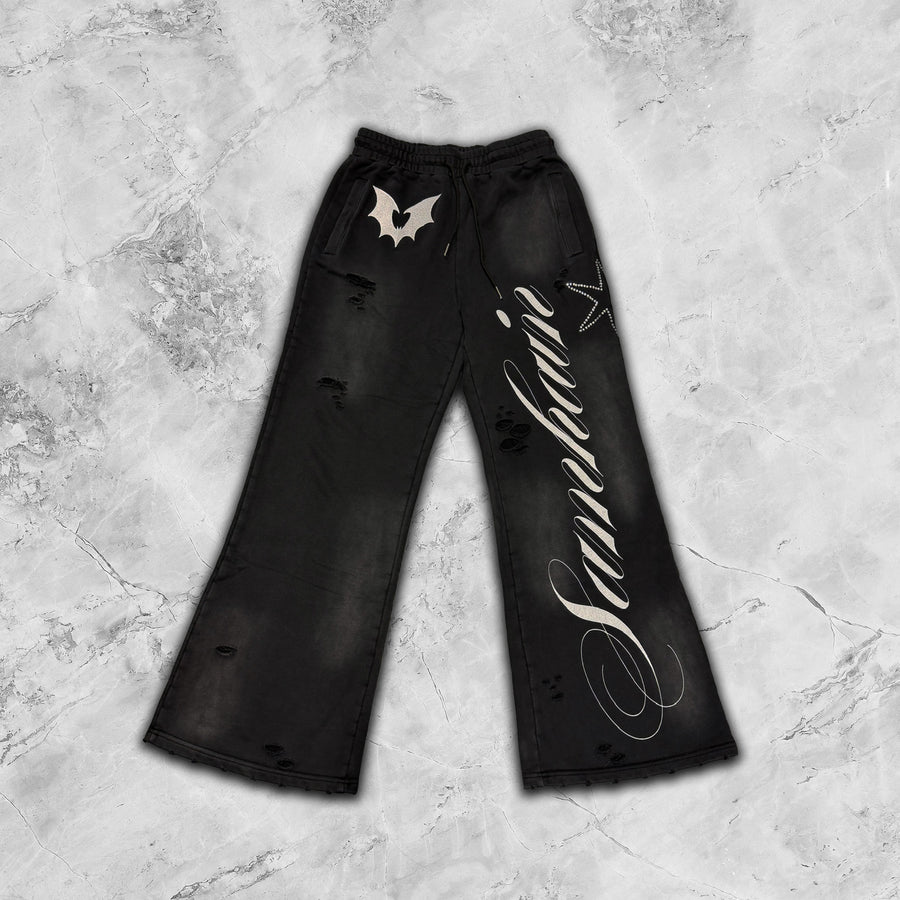 SAMHAIN DISTRESSED WASH SWEATPANTS